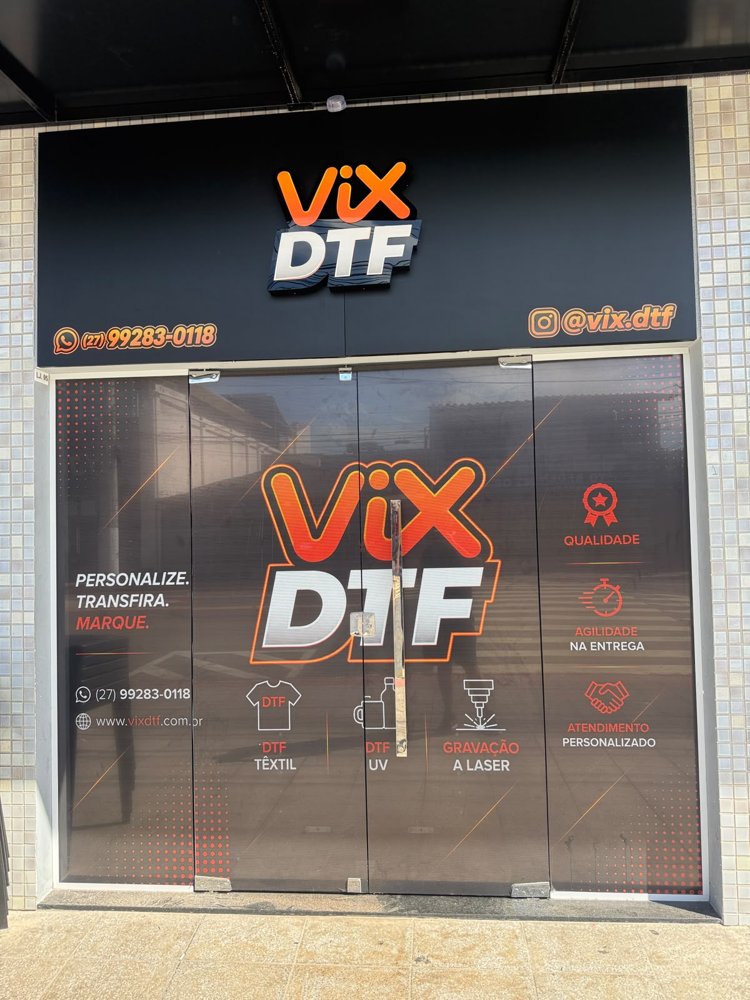 Loja física da Vix DTF em Vitória/ES