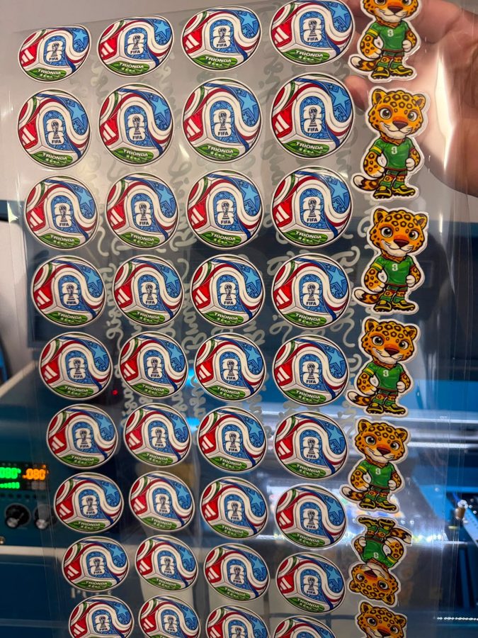 Adesivos DTF com cores vibrantes